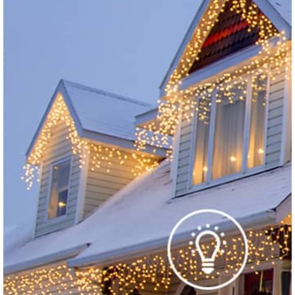 NEW 32.8 ft 400 LED Icicle Lights Outdoor Decorations - Picture 8 of 12